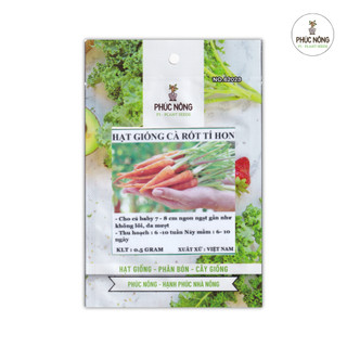 Hạt giống Cà Rốt Tí Hon ( Cà Rốt Mini ) - 0,5 gram