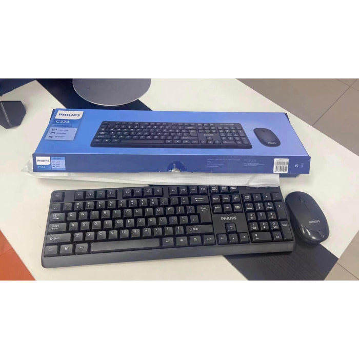 Bộ bàn phím & chuột không dây hãng Philips C324