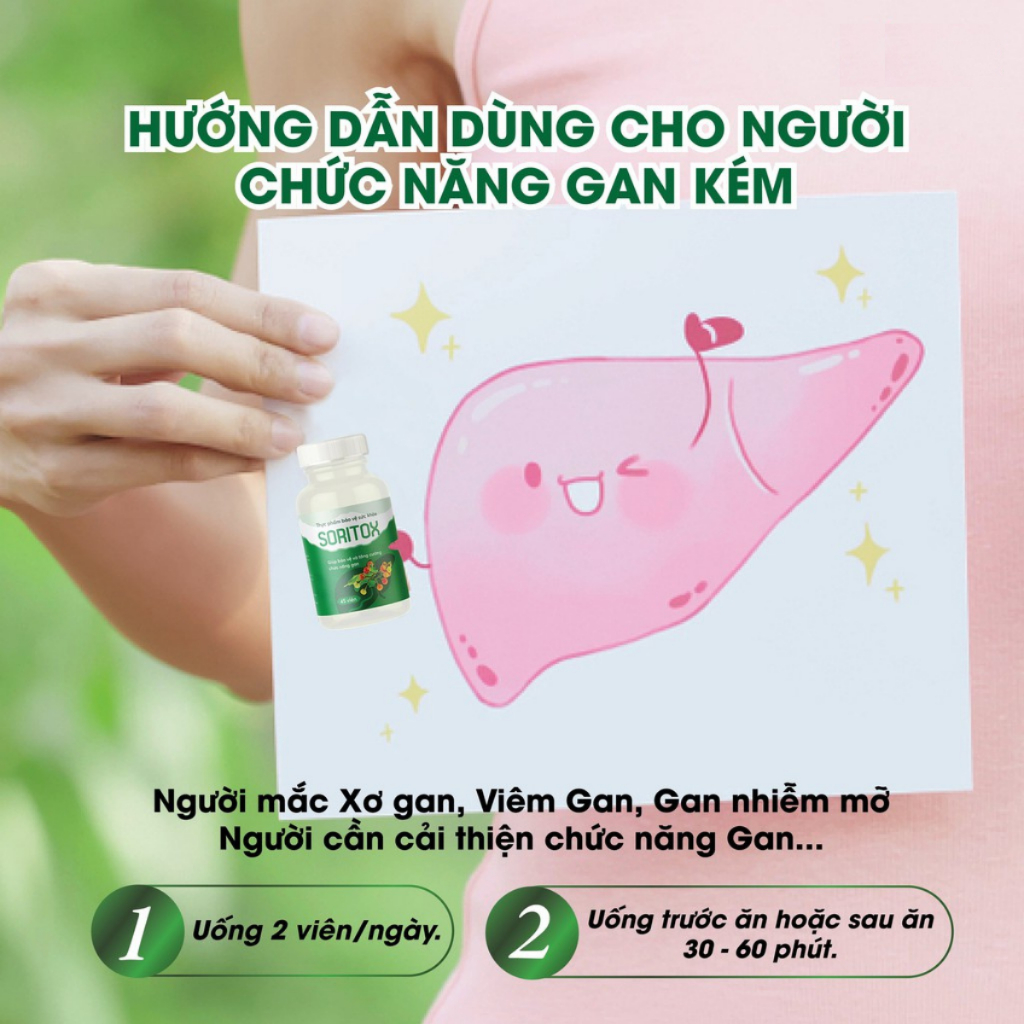 Soritox 45 Viên Cho Người Vảy nến, Viên da cơ địa, Mẩn Ngứa, Nóng Trong