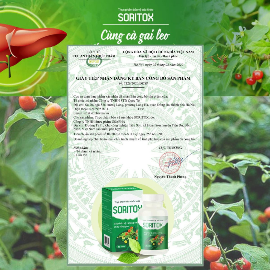 Soritox 45 Viên Cho Người Vảy nến, Viên da cơ địa, Mẩn Ngứa, Nóng Trong