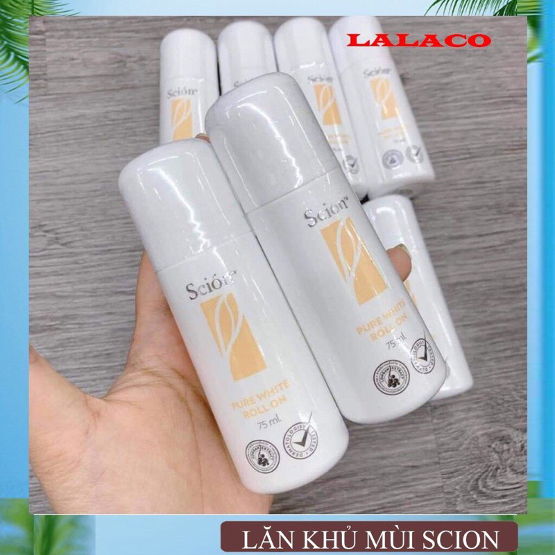 Lăn khử mùi Scion mẫu nắp trắng, Lăn khử mùi Scion ngăn mồ hôi khử mùi hiệu quả - Lăn khử mùi scion 75ml