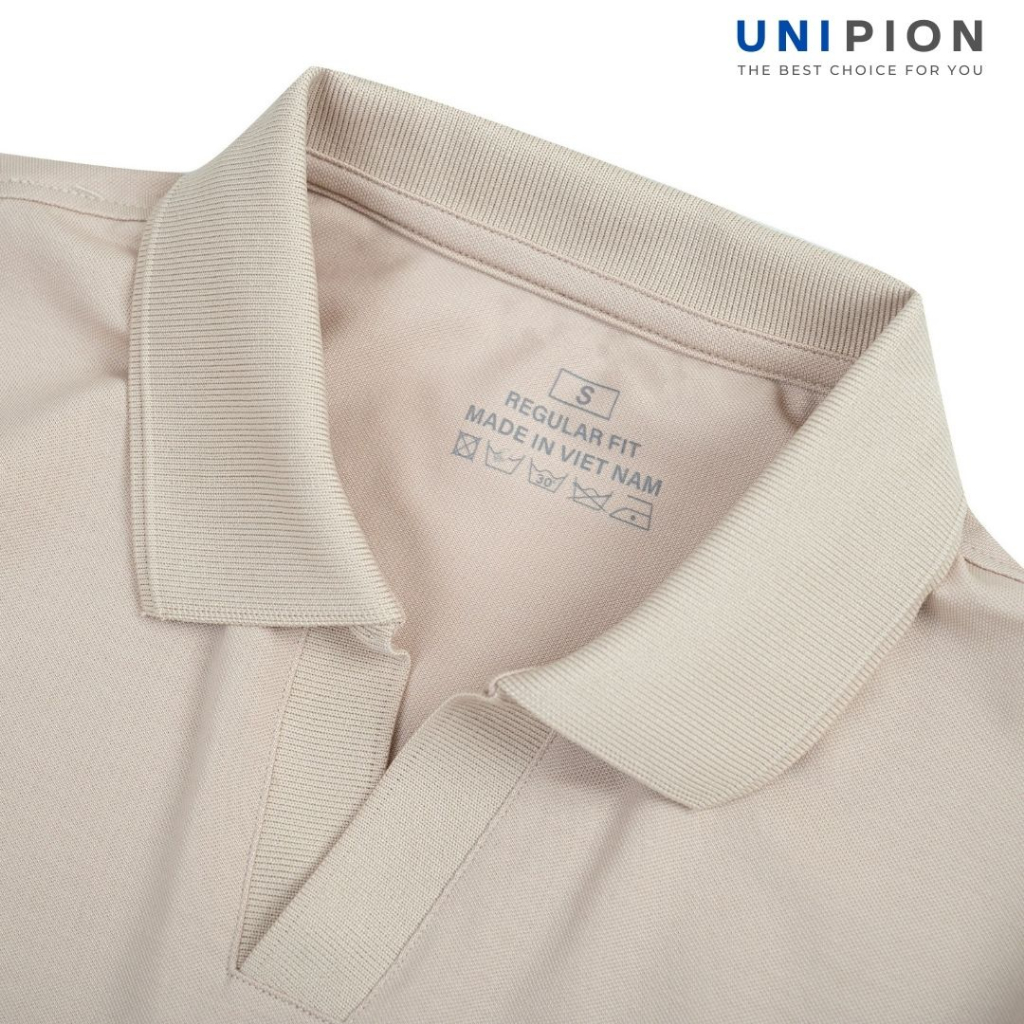 Áo thun nam có cổ, Áo polo nam cổ chữ V chất vải cá sấu Cotton CVC cao cấp co giãn thoáng mát - AT171