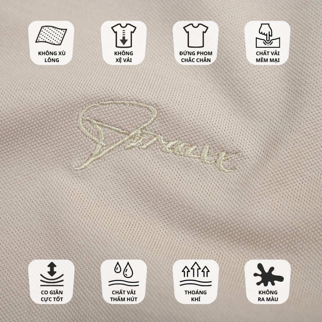 Áo thun nam có cổ, Áo polo nam cổ chữ V chất vải cá sấu Cotton CVC cao cấp co giãn thoáng mát - AT171