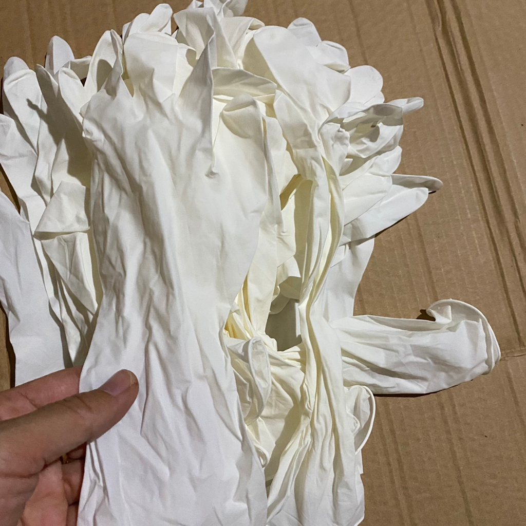 Găng tay cao su siêu dai - siêu bền | Găng tay y tế latex không có bột