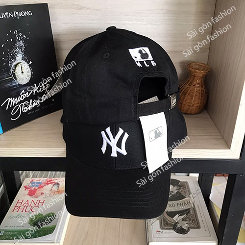 Mũ Nón Lưỡi Trai MLB Thêu Chữ NY Hàng Xuất Dư Cao Cấp Phong Cách Hàn Quốc Full Tem Tag Bao Bì