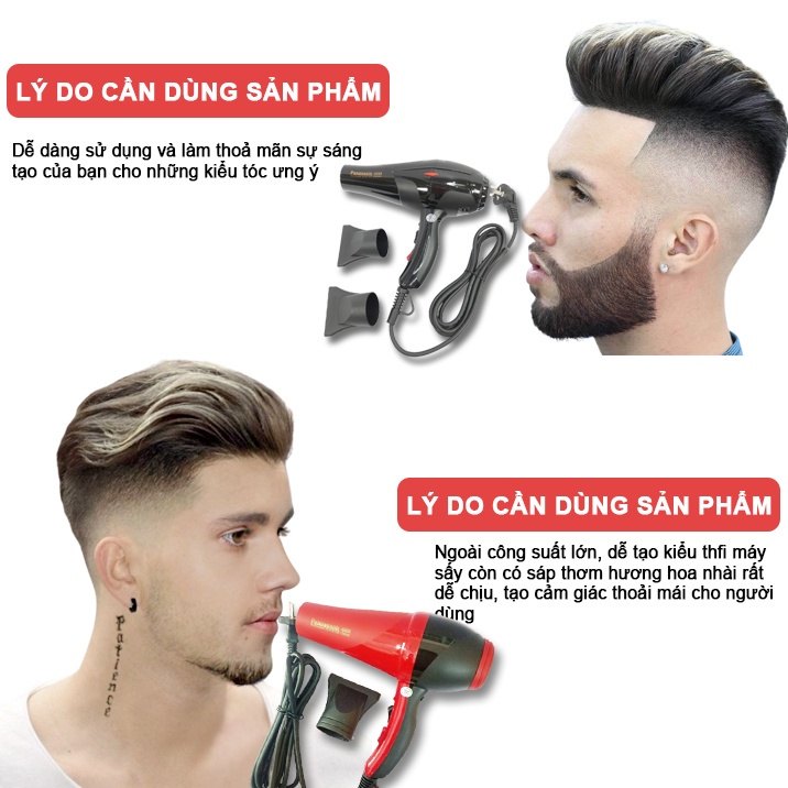 Máy sấy tóc pana.sonic 6688 chính hãng nóng lạnh 2 chiều dây dài 3.m chuyên dụng cho salon 2500- 2800w