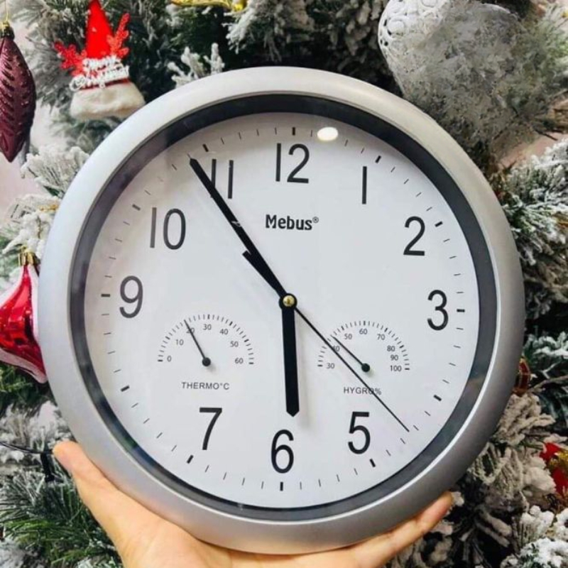 Đồng Hồ Treo Tường Mebus, Nhập Đức, Hàng Chính Hãng, Nghiennha_99