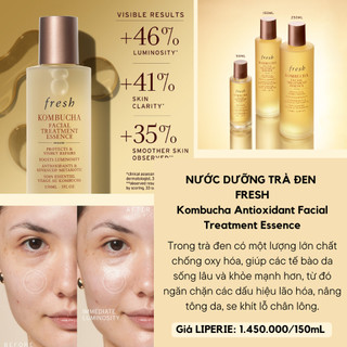 [Fresh] Nước dưỡng trà đen Fresh Kombucha Antioxidant Facial Treatment Essence