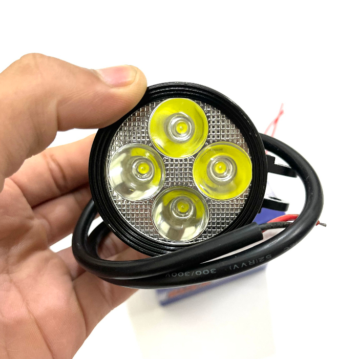 Đèn trợ sáng l4 Ngắn Siêu Sáng-Chống Nước 3 chế độ Sáng tặng kèm công tắc