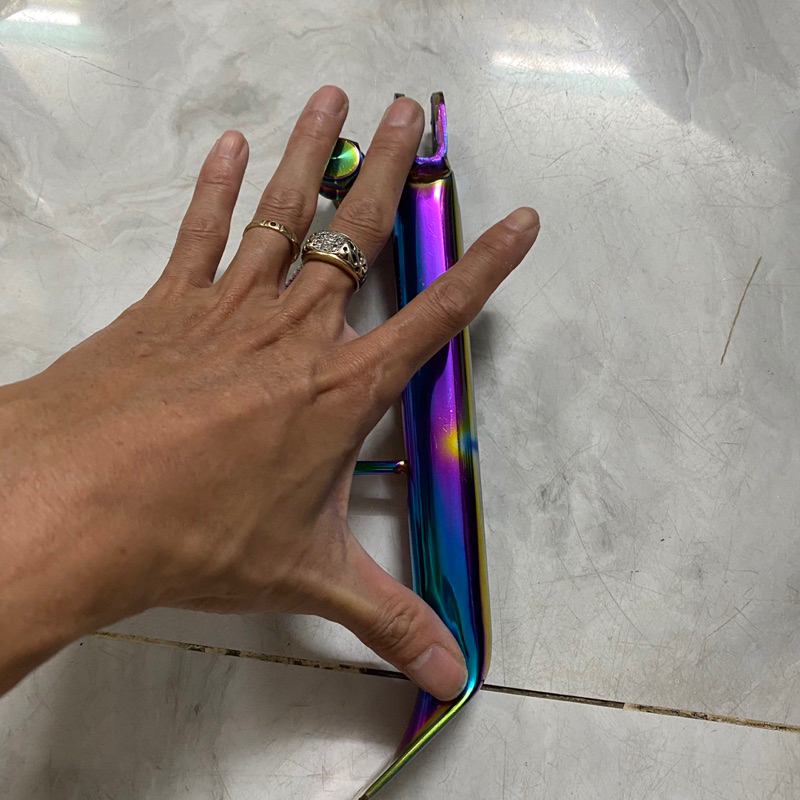 Chống nghiêng titan gắn xe máy