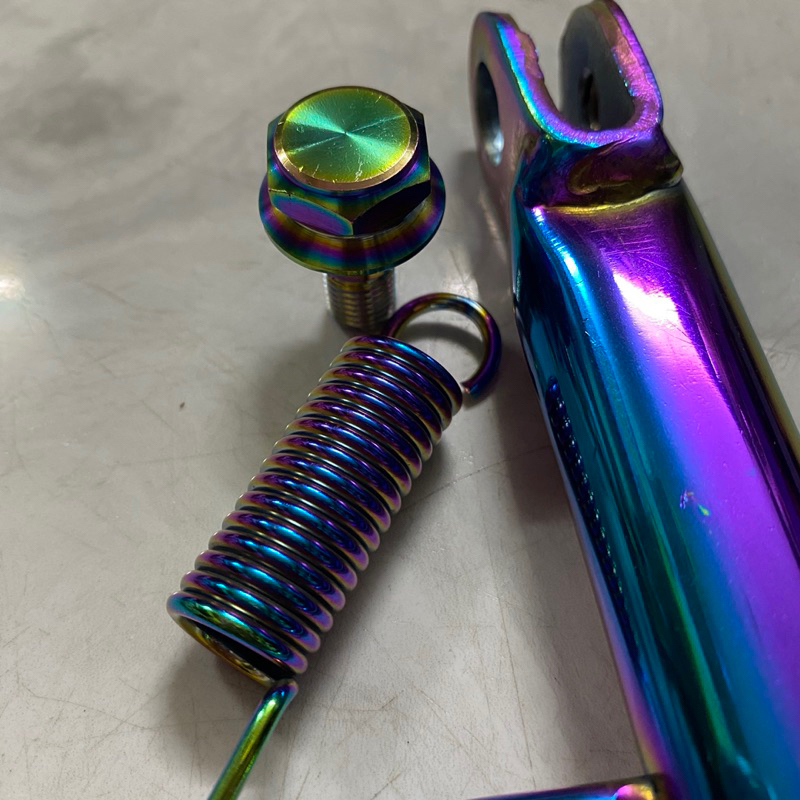 Chống nghiêng titan gắn xe máy