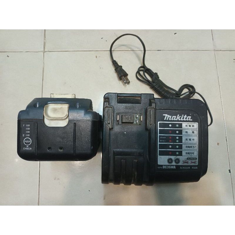 Sạc và vỏ pin Makita 36v