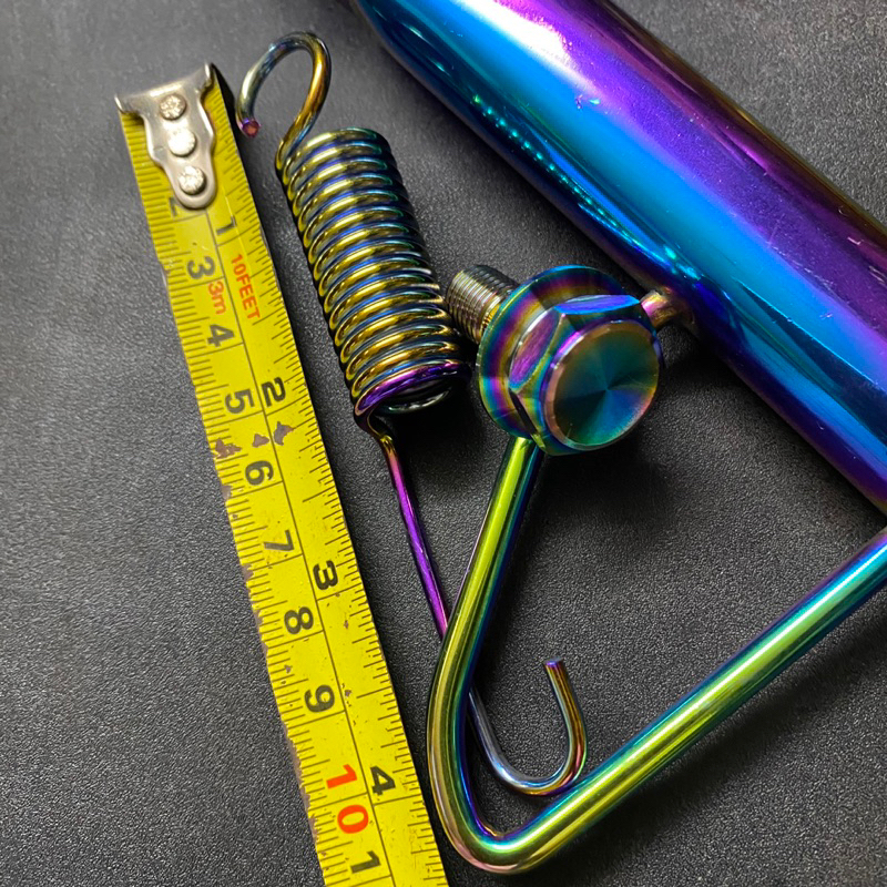 Chống nghiêng titan gắn xe máy