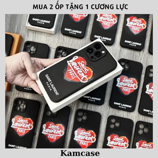 Ốp lưng iphone dẻo đen l.v tim đỏ cho iphone 14promax 13promax 12promax 11promax xsmax 7plus