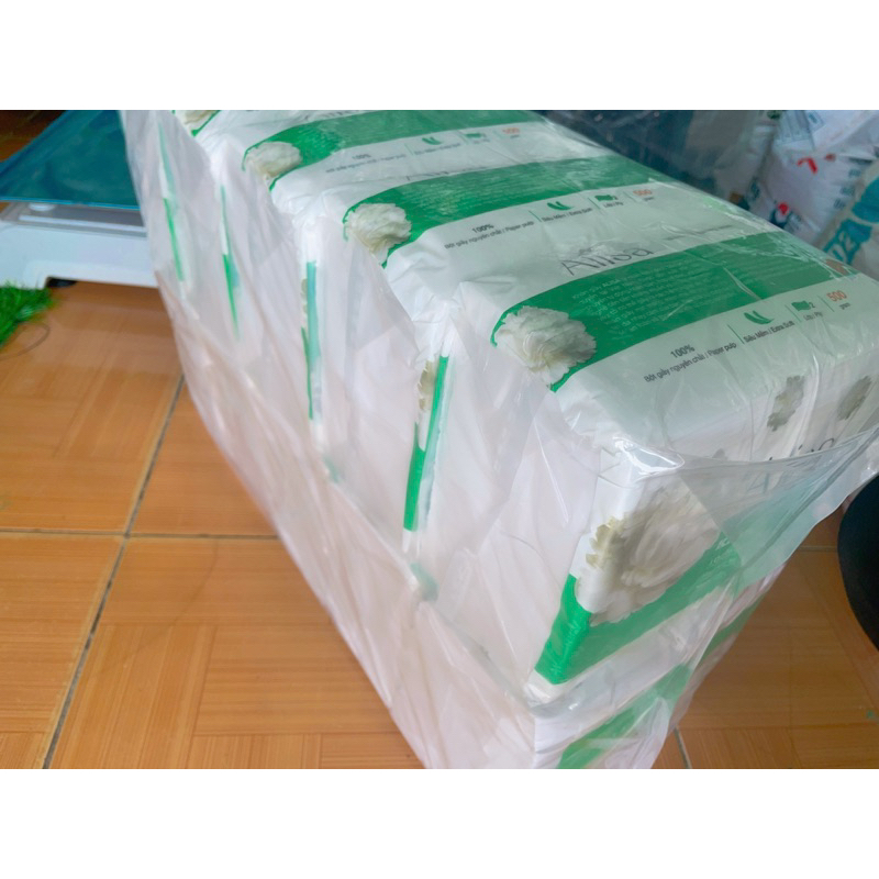 KHĂN GIẤY RÚT ALISA - 100% GIẤY NGUYÊN CHẤT