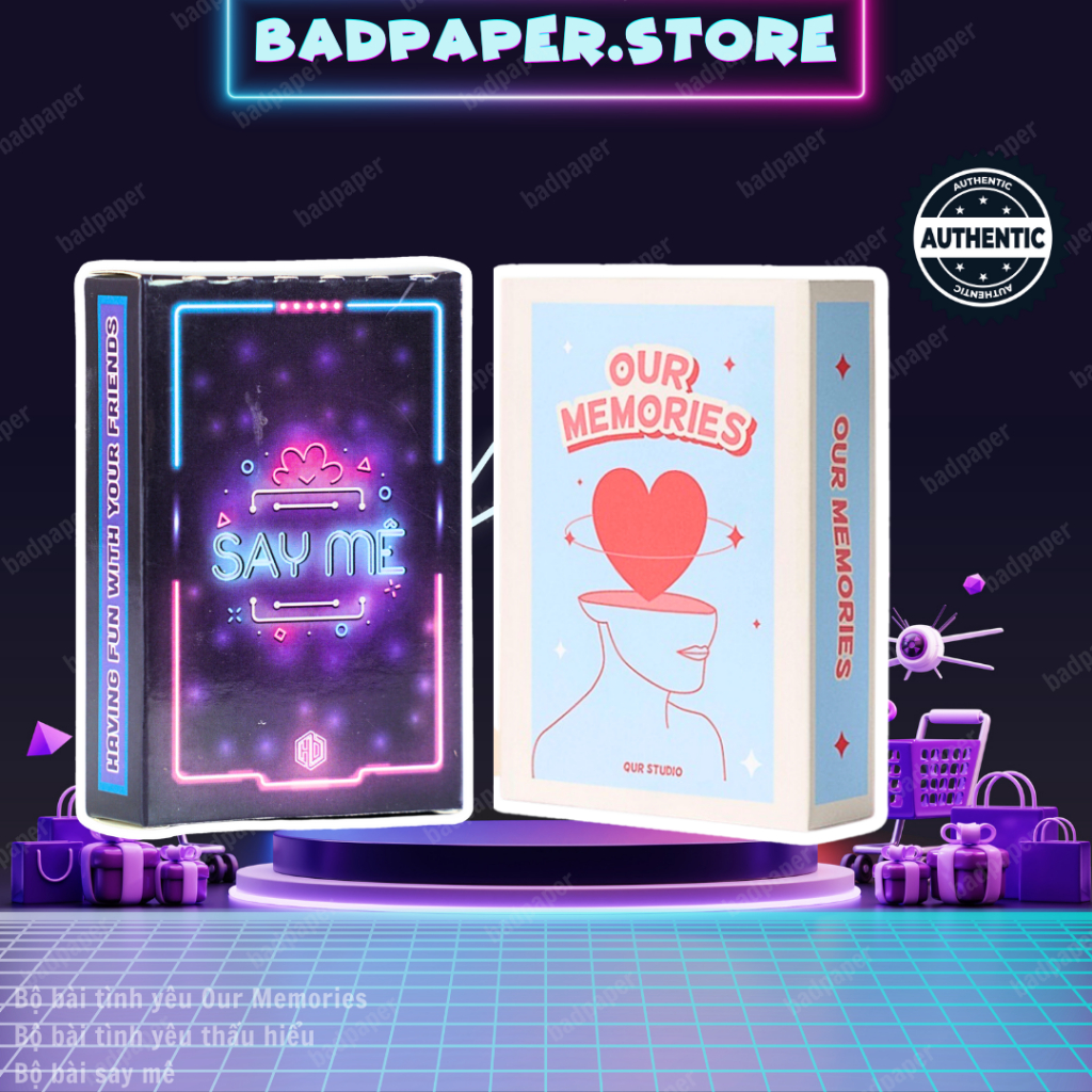 Combo 2 Bộ Bài Tình Yêu Say Sưa Và Memories