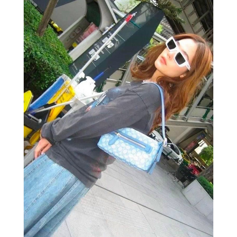 Túi Coach Demi bag Jacquard mẫu mới 2023