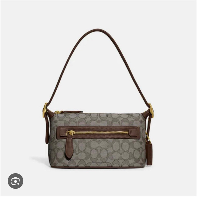 Túi xách Coach Demi Bag da phối canvas