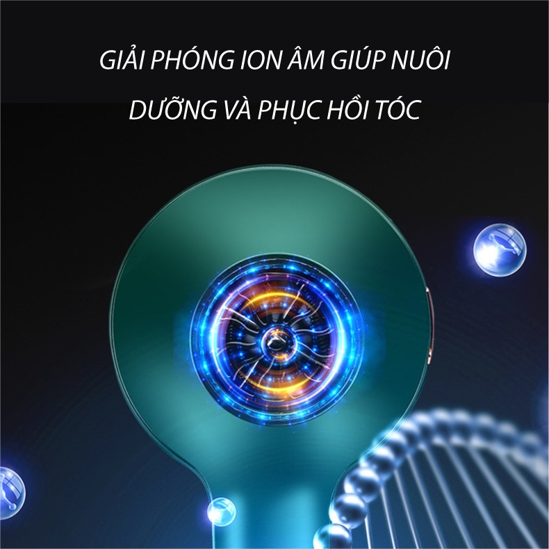 Máy sấy tóc tạo kiểu KAW chính hãng, 2 chế độ sấy nóng lạnh, công suất 1200W gió mạnh nhanh khô