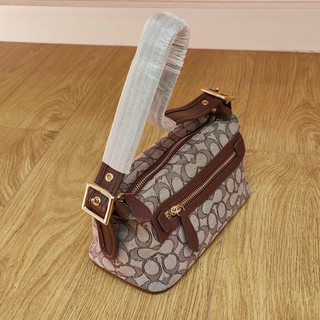 Túi xách C0ach Demi Bag da phối canvas