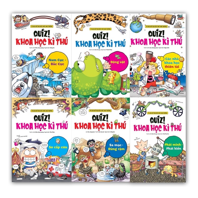 Sách Thiếu Nhi - Quiz! Khoa Học Kì Thú - NXB Kim Đồng