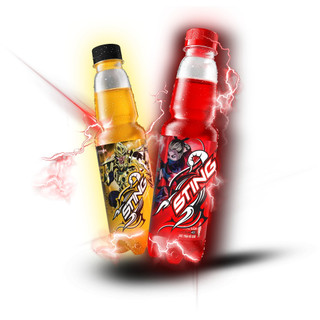 Nước tăng lực sting vàng/ đỏ chai 320ml