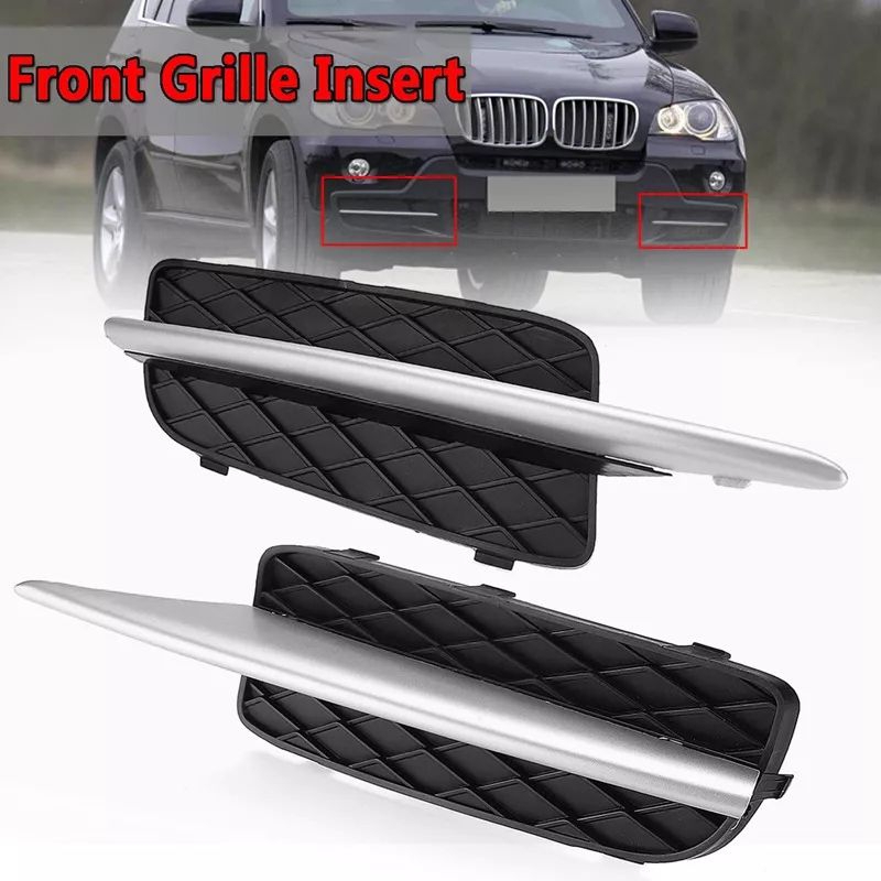 1 Cặp Ốp mạ crom cản trước cho BMW E70 X5 E70 X6 E71 2007-2010