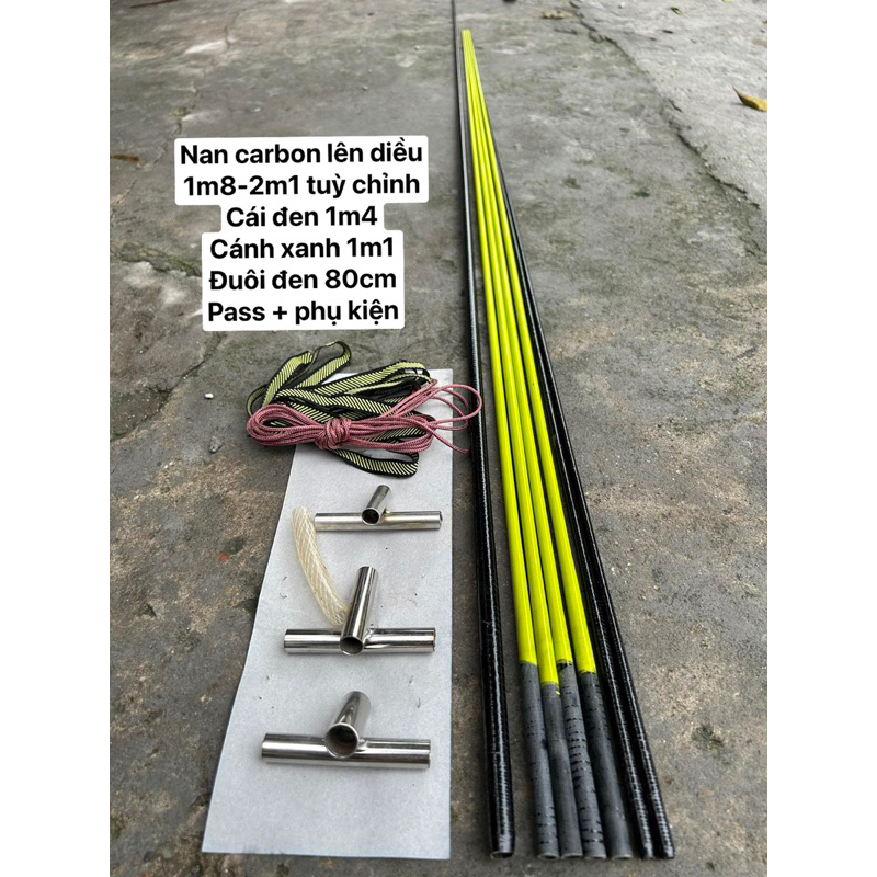 Combo Khung Nan Carbon Soạn Sẵn Lên Diều Tuỳ Chỉnh Theo Ý Muốn