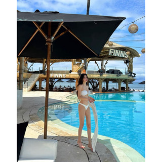 Set bikini 3 chi tiết ren nổi