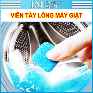 [COMBO 50] Viên Tẩy Lồng Máy Giặt - Làm Sạch Máy Giặt - Vệ Sinh Sạch Vết Bẩn, Loại Bỏ Lông, Cặn, Tóc - LIMIDI