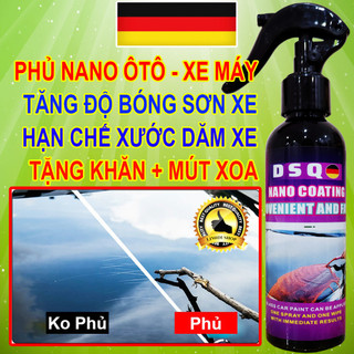 [LIMIDI] Bình Xịt Nano - Ceramic Wax - Phủ Nano Kính Ô tô - Phủ Bóng Xe - Xịt Bóng Xe Máy - Meguiars Ceramic Wax - DSQ