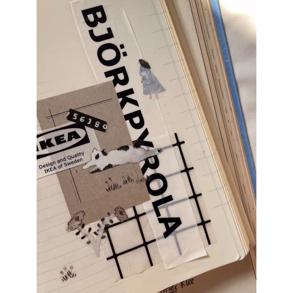 Bộ sưu tập nhãn dán washi Pion 06/23 mới