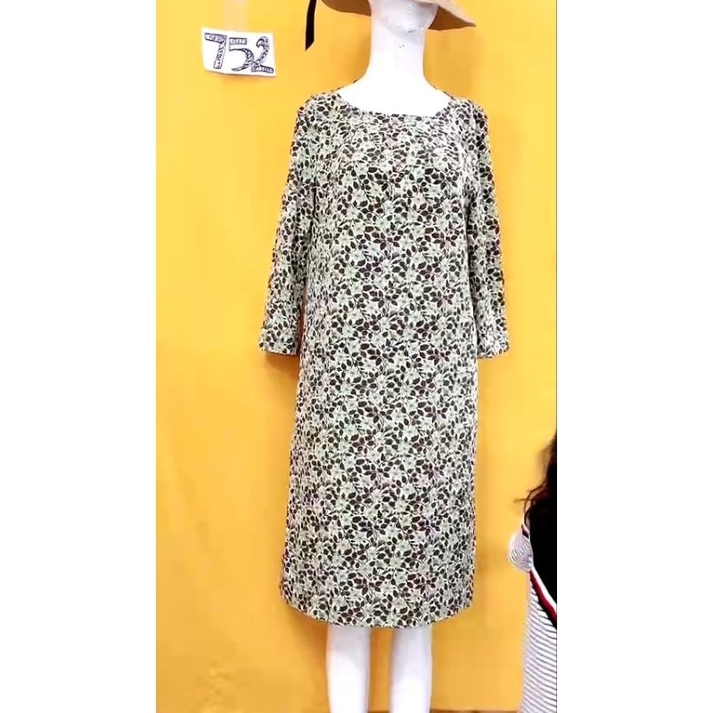 đầm voan hoa size M/L. S752