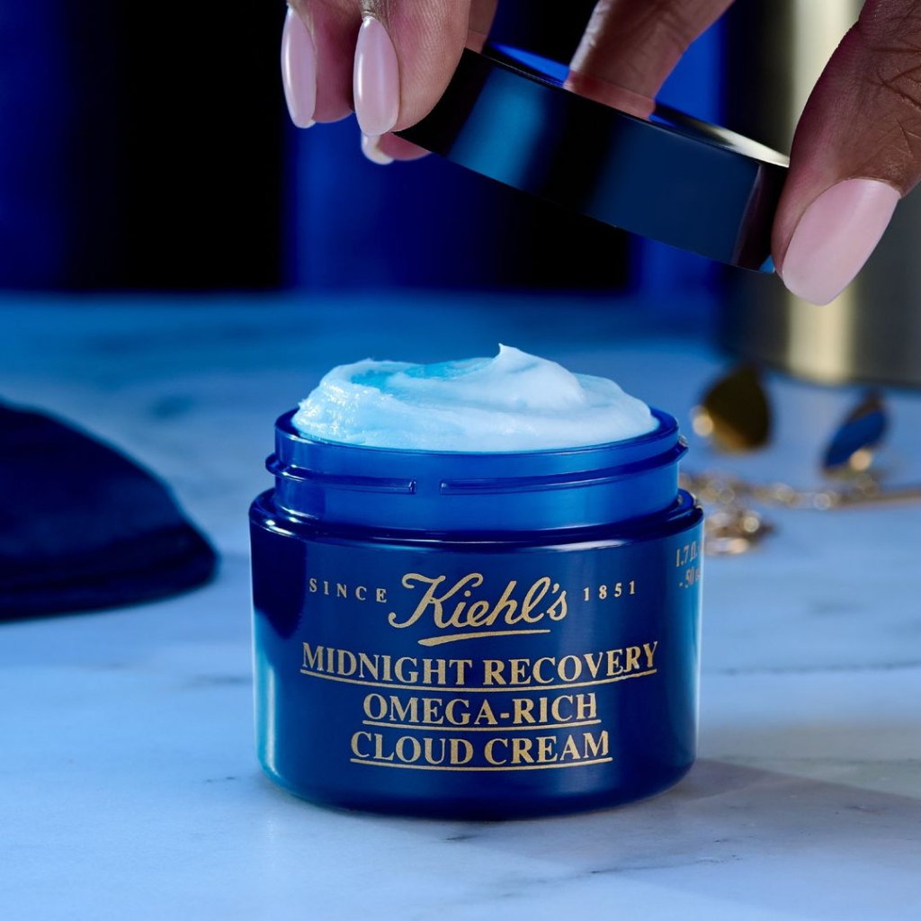 Kem Dưỡng Ẩm Phục Hồi Ban Đêm Giúp Da Mịn Màng, Căng Mọng Kiehl's Midnight Recovery Omega Rich Cloud Cream