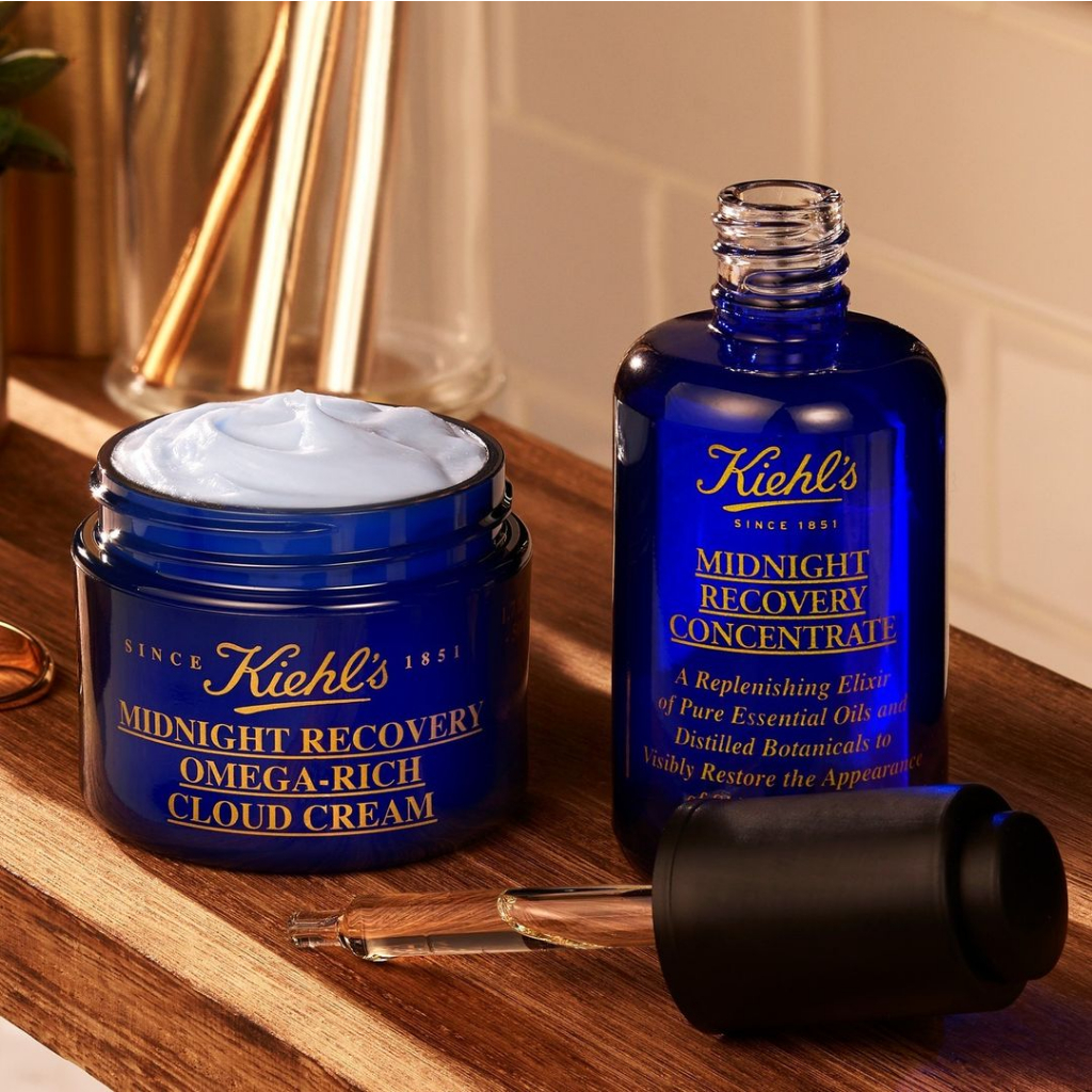 Kem Dưỡng Ẩm Phục Hồi Ban Đêm Giúp Da Mịn Màng, Căng Mọng Kiehl's Midnight Recovery Omega Rich Cloud Cream