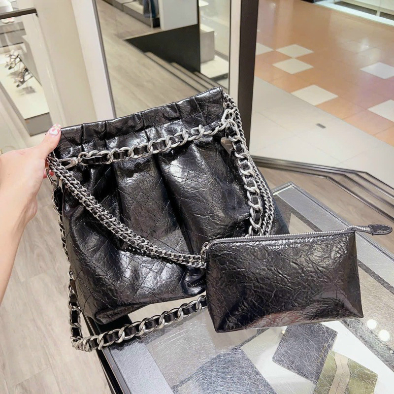 𝒏𝒉𝒚𝒎𝒃𝒂𝒈𝒏𝒘𝒂𝒍𝒍𝒆𝒕👜 Túi hobo shopping da nhăn 2 size