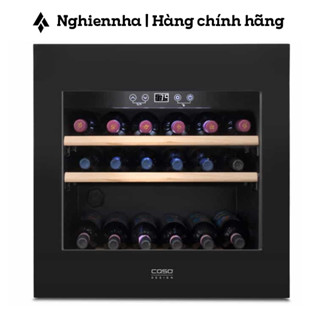 Tủ Bảo Quản Rượu Vang CASO WINEDELUXE E, Tủ Ủ Rượu, Âm Tủ, 29 Chai, Màn Hình Cảm Ứng, Nhập EU, BH 12 Tháng, Nghiennha_99