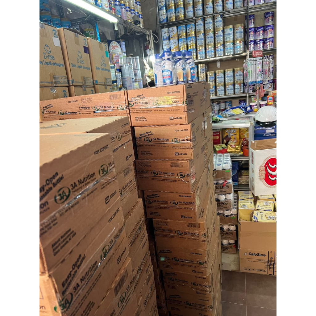 Thùng 24 chai Ensure nước Original Vani 237ml date mới