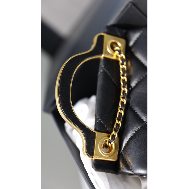 Túi Xách Chann Neo Quai Kim Loại Mini 17cm  -  By Anh Dinh Phuong