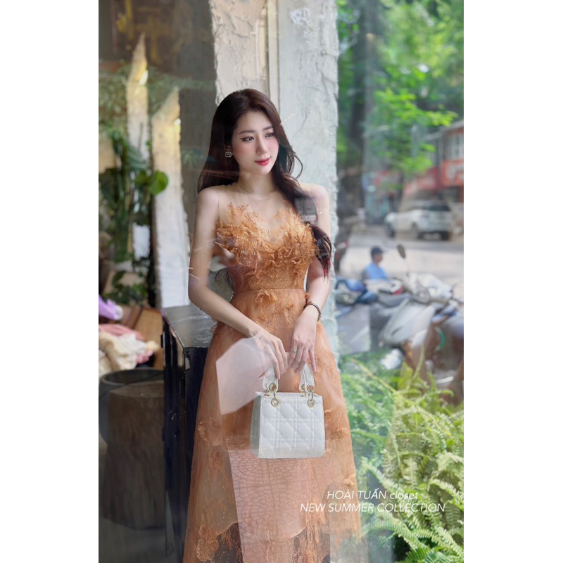 Đầm Ren Hoa Dự Tiệc Siêu Sang