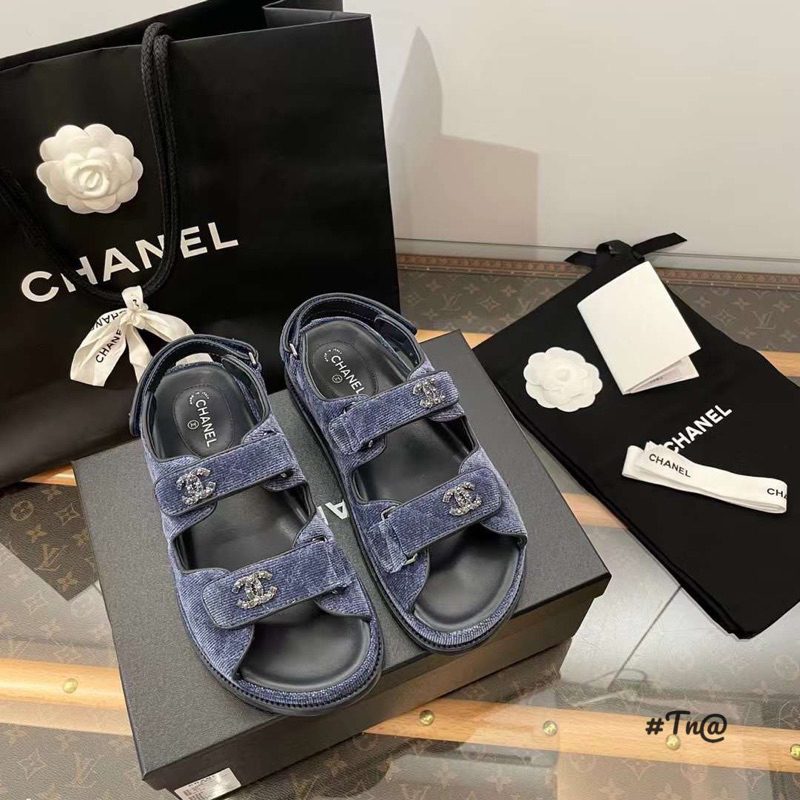 Sandal Chaa Neo Denim Phiên Bản Mới Full Size 35-39  -  By Anh Dinh Phuong