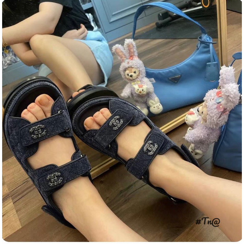 Sandal Chaa Neo Denim Phiên Bản Mới Full Size 35-39  -  By Anh Dinh Phuong