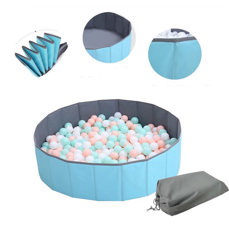 Bể bóng cho bé, bể bóng gấp gọn hình vũ trụ dành cho bé yêu tặng 50 bóng