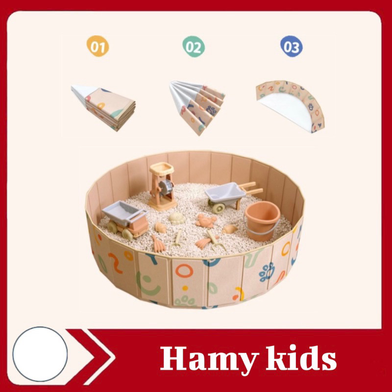 Bể bóng cho bé, bể bóng gấp gọn hình vũ trụ dành cho bé yêu tặng 50 bóng