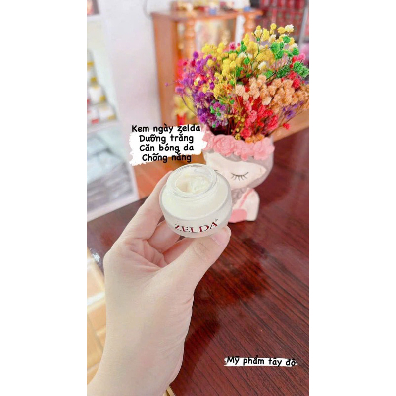 Kem face ngày+đêm nám sạm tàn nhang ZELDA PLUS mẫu mới chính hãng 10g