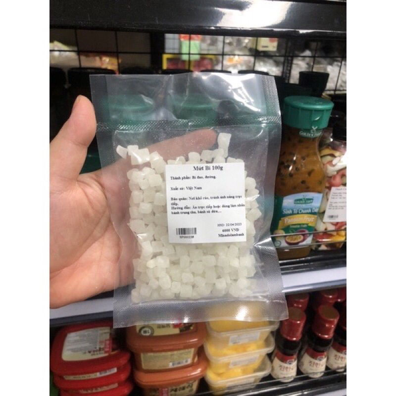 Mứt Bí không tẩy, ít đường 500g