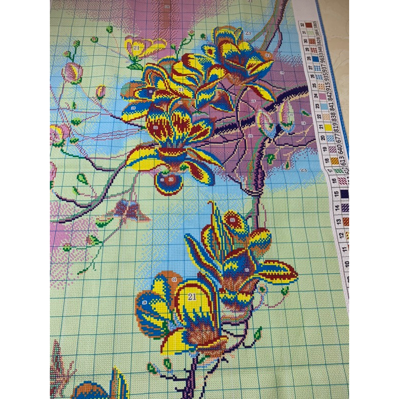 Tran thêu 60*110CM 11CT