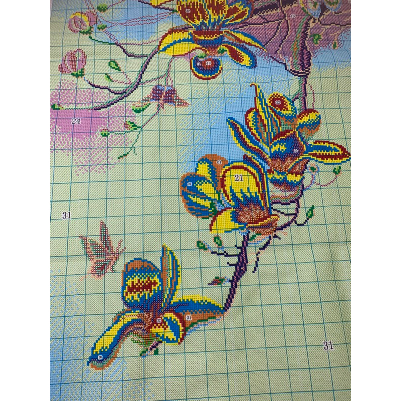 Tran thêu 60*110CM 11CT