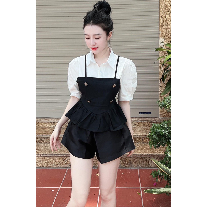 Áo Sơ Mi Kiểu Dáng Peplum Có BIGSIZE_Tcstore98