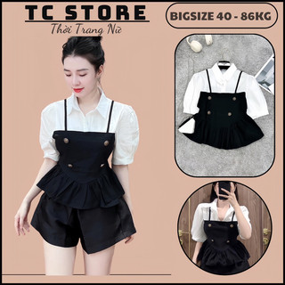 Áo sơ mi kiểu dáng peplum có bigsize_tcstore98